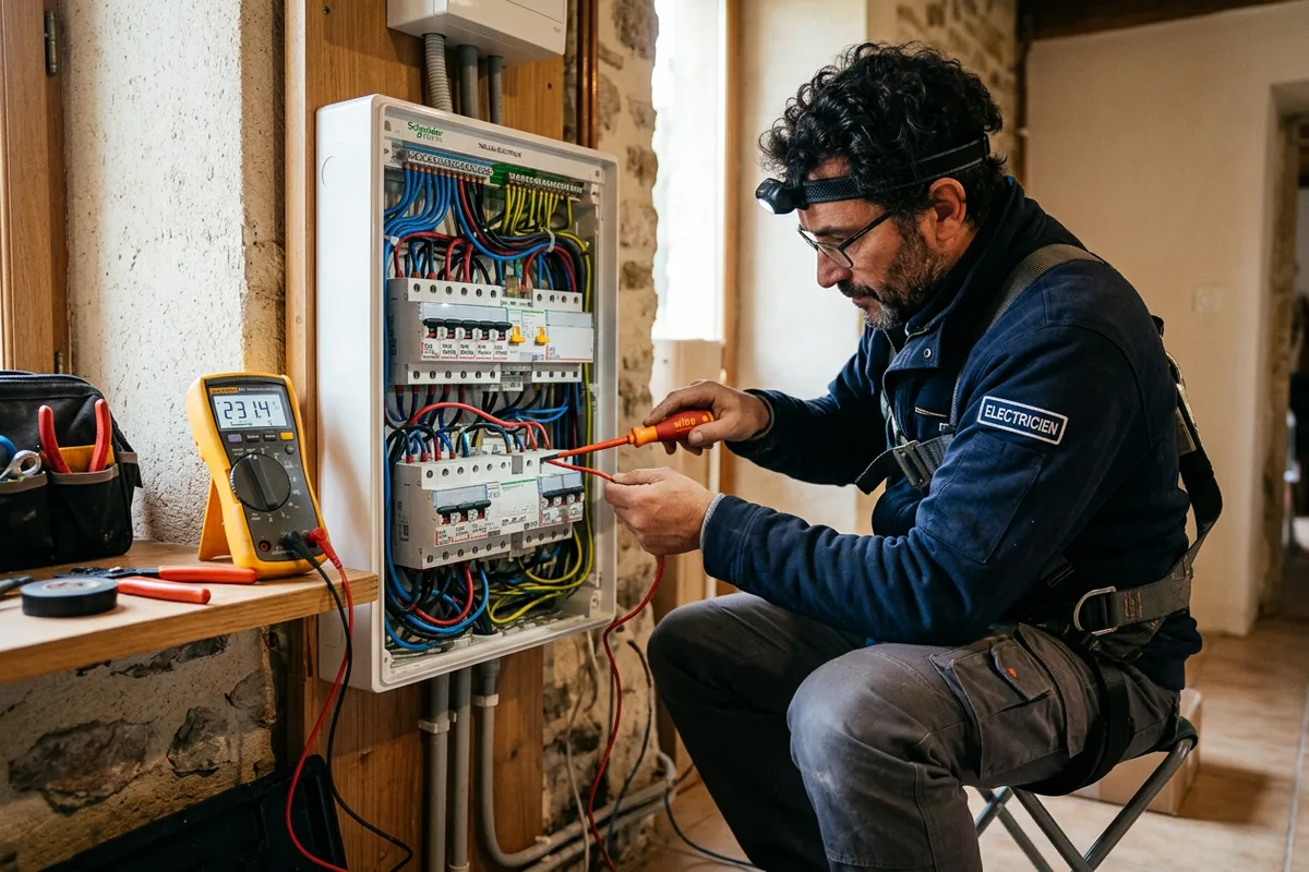 Raccordement électrique sécurisé pour installation de wallbox performante à Cintré